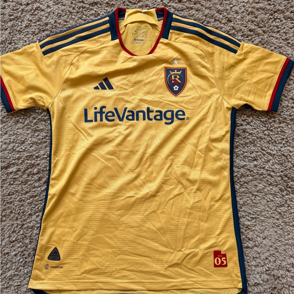 Adidas MLS Real Salt Lake Authentic Jersey Men’s Sz M New with Tags! Aeroready